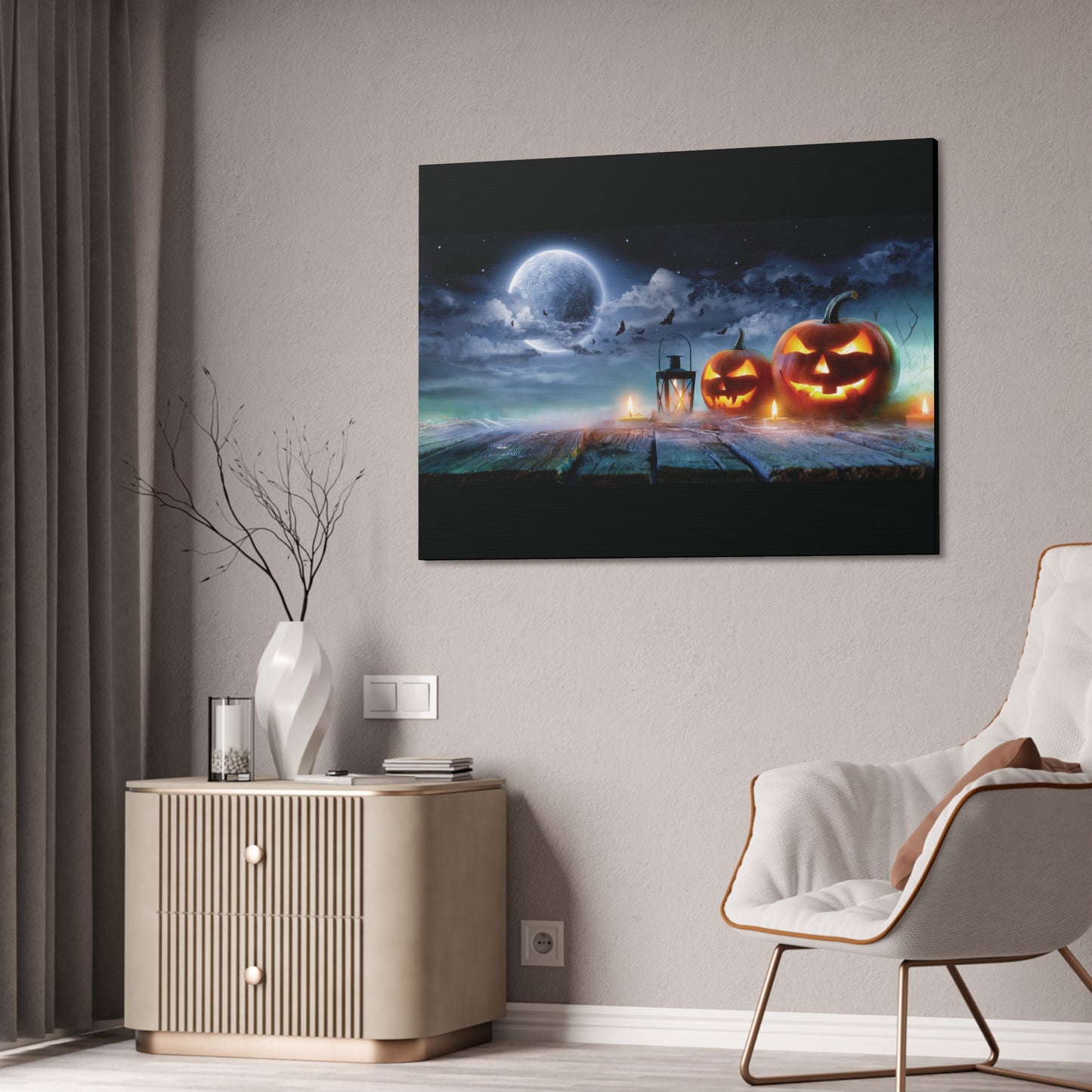 Halloween Canvas Stretched, 1.5''