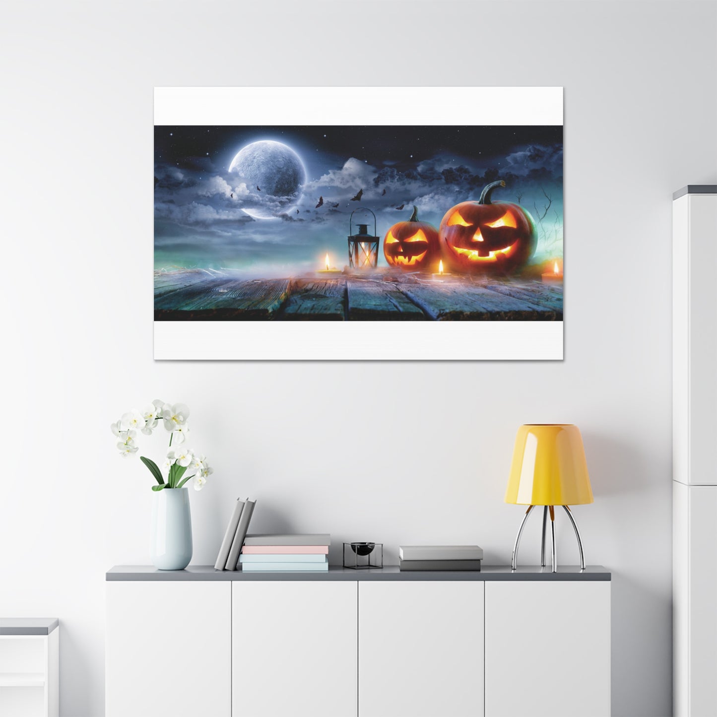 Halloween Canvas White Background