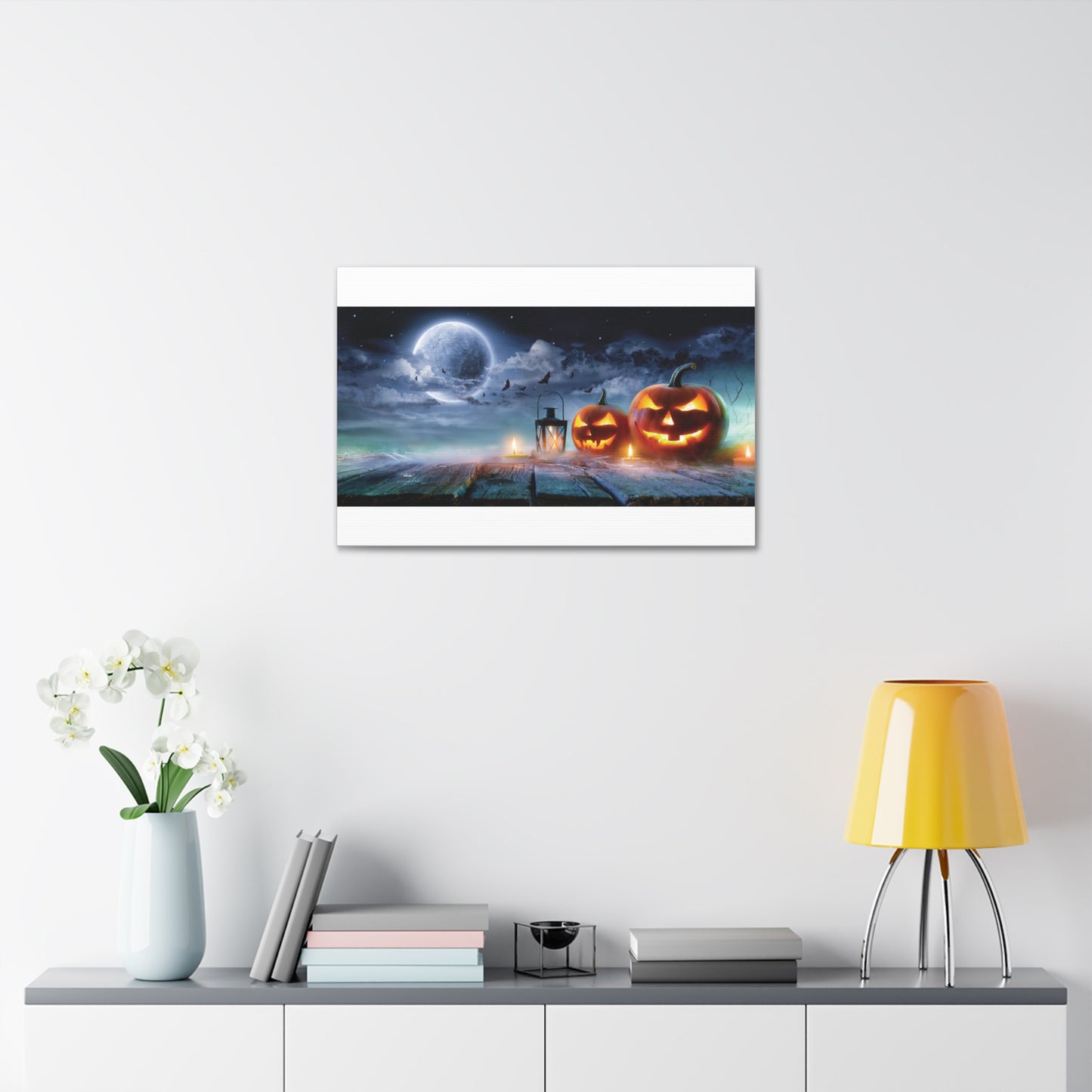 Halloween Canvas White Background