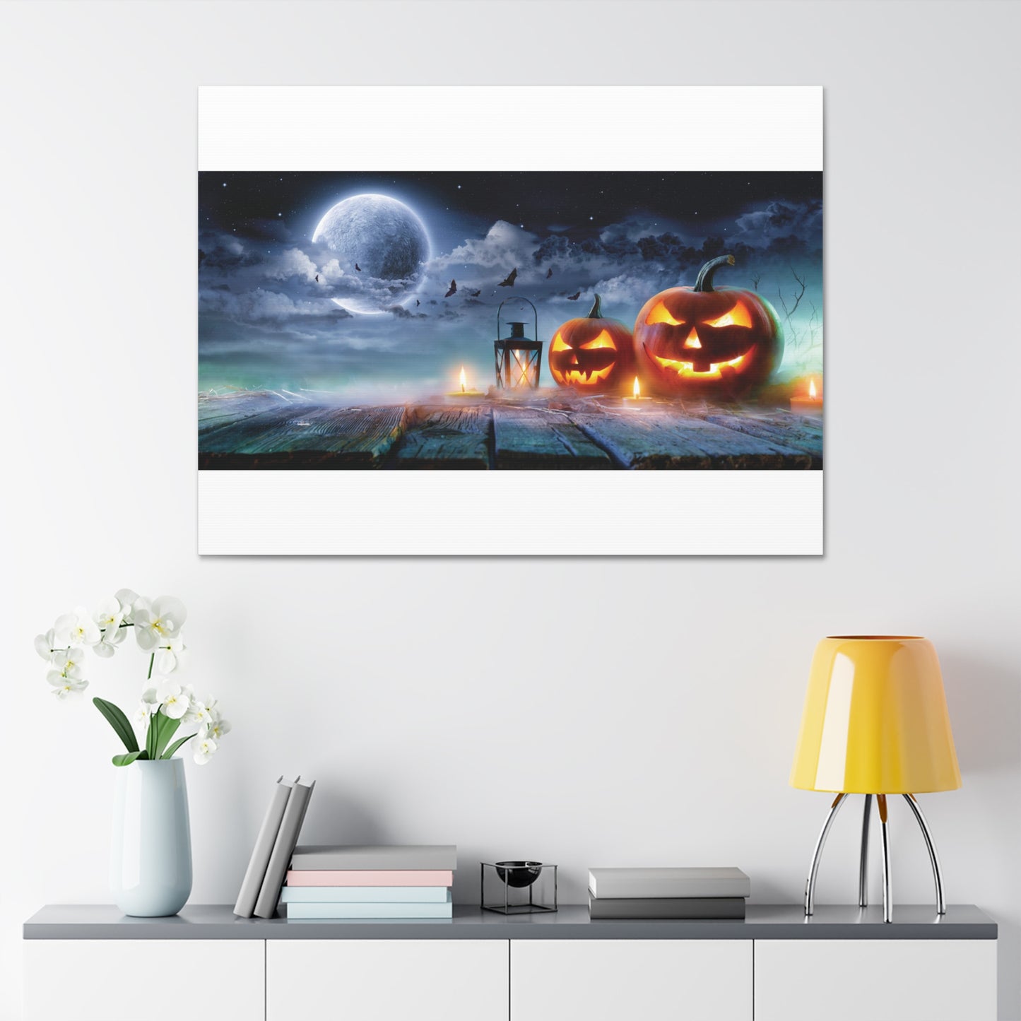 Halloween Canvas White Background
