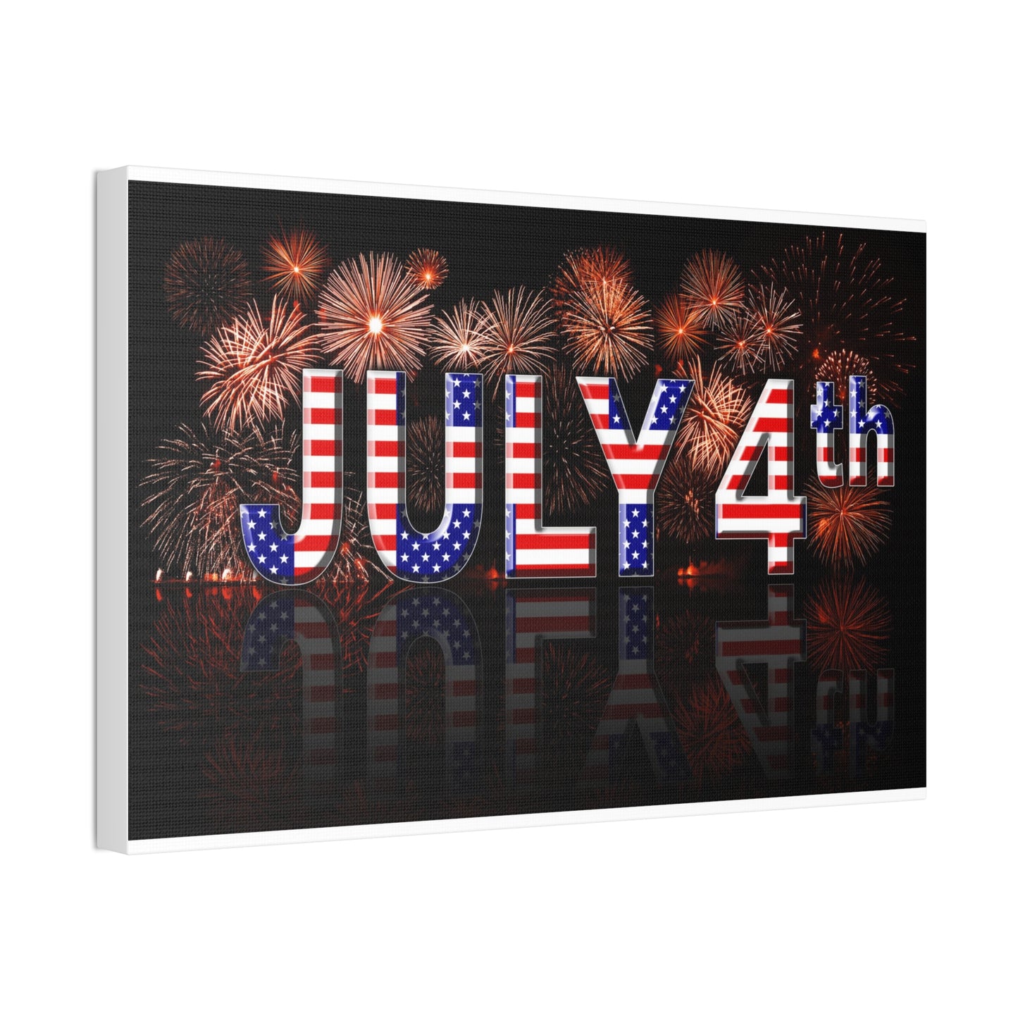 July 4th Canvas Stretched, 1.5''