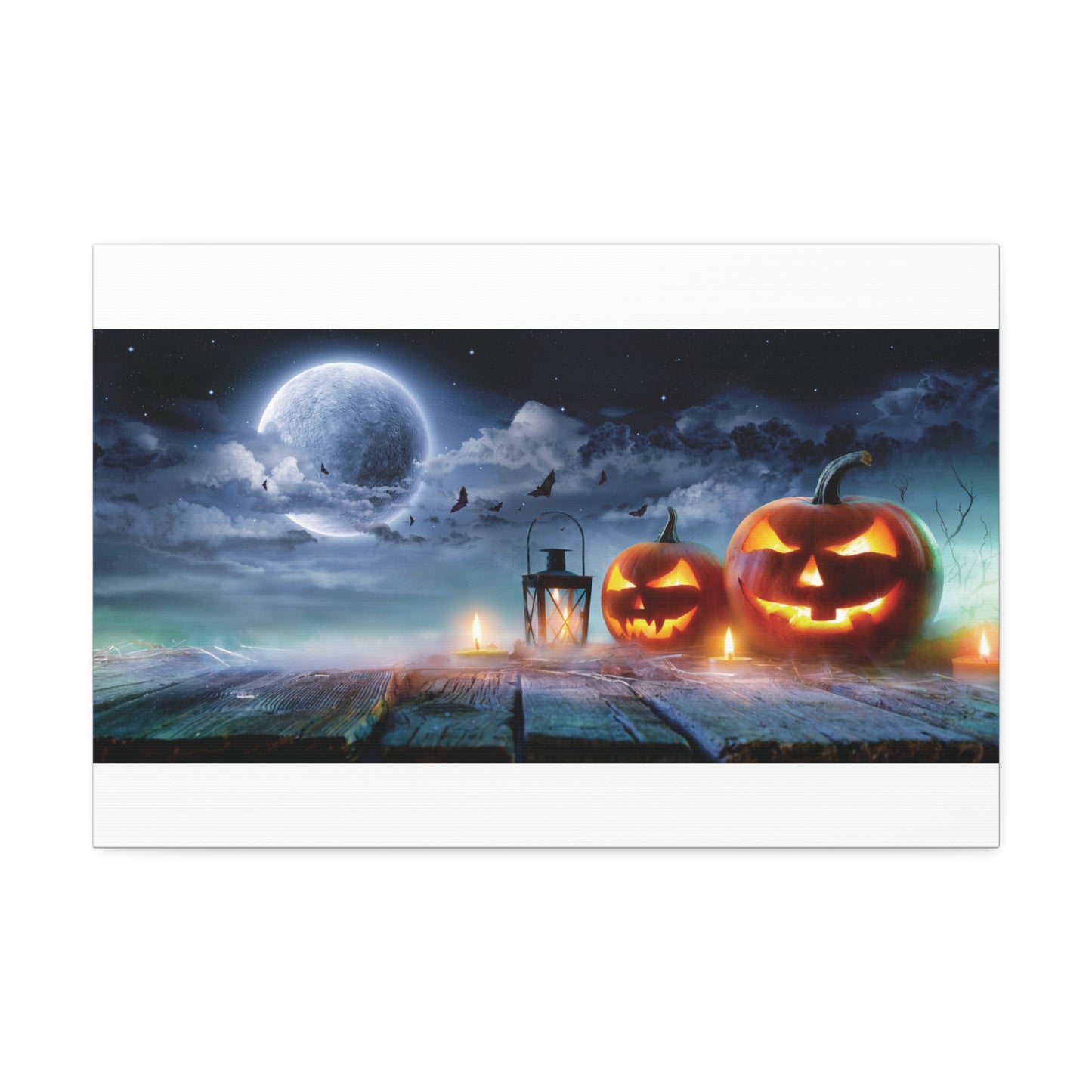 Halloween Canvas White Background