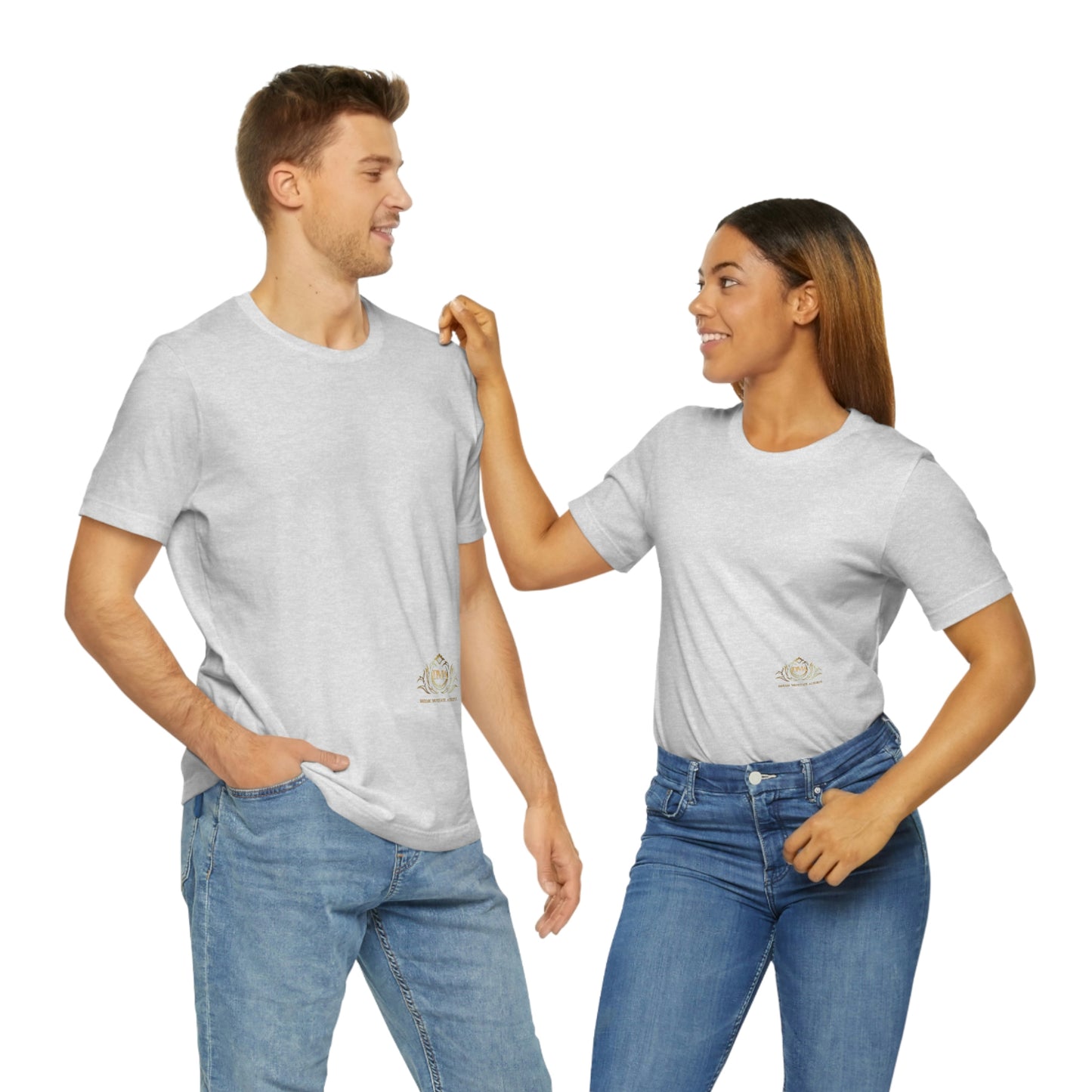 BRANDED Large Logo on back Unisex Jersey Short Sleeve Tee