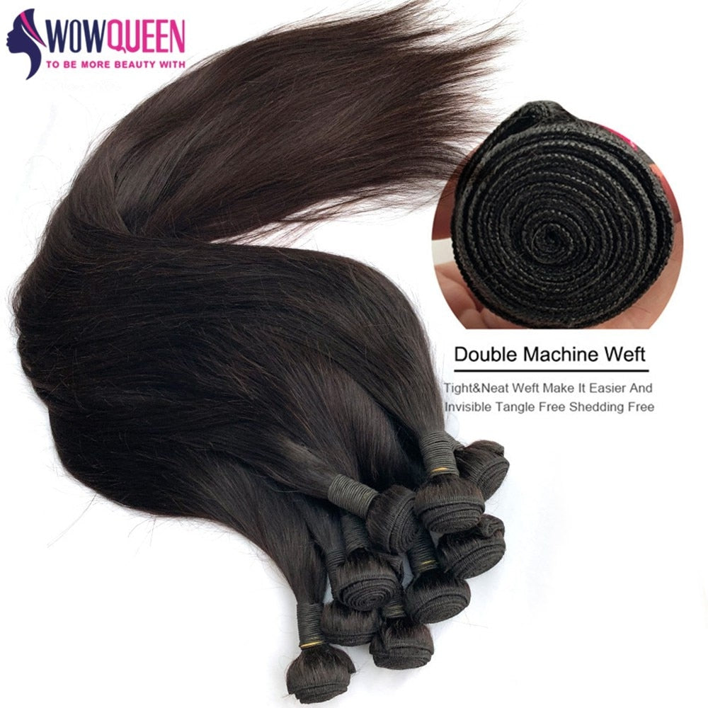 10a Bone Straight Human Hair Bundles Human Hair 30 inch Bundles 38 40 inch Long Thick Bundles Soft Brazilian Hair Weave Bundles