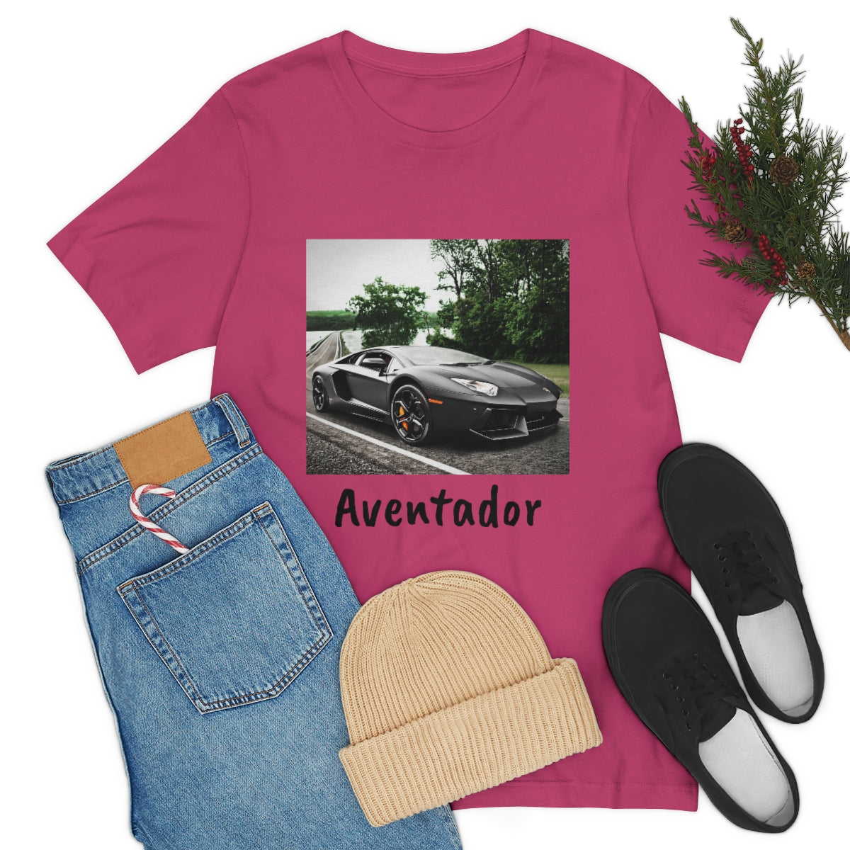 AVENTADOR Unisex Jersey Short Sleeve Tee