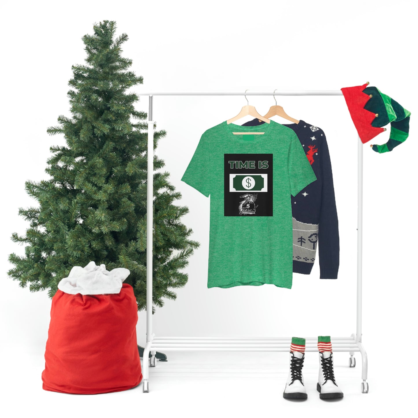 TIME IS MONEY Unisex Jersey Short Sleeve Tee