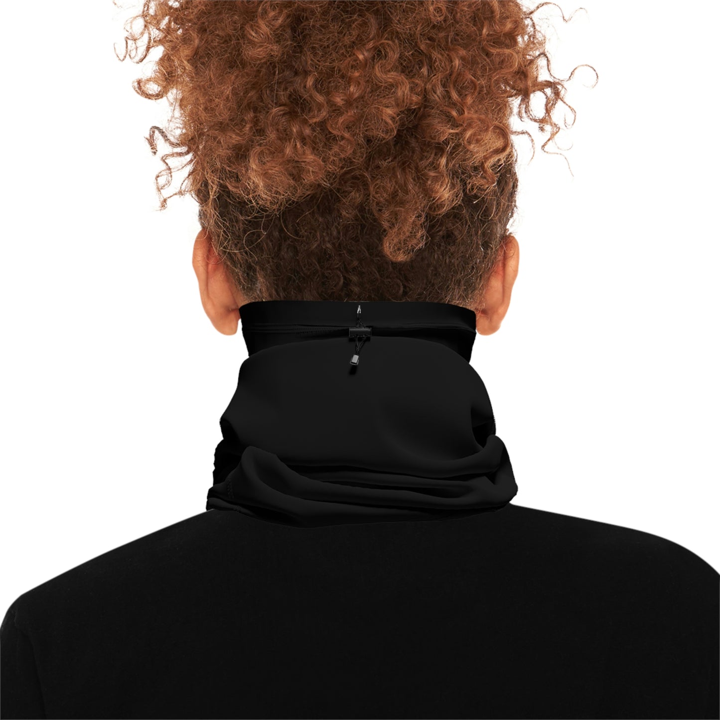 Winter Neck Gaiter With Drawstring Unisex