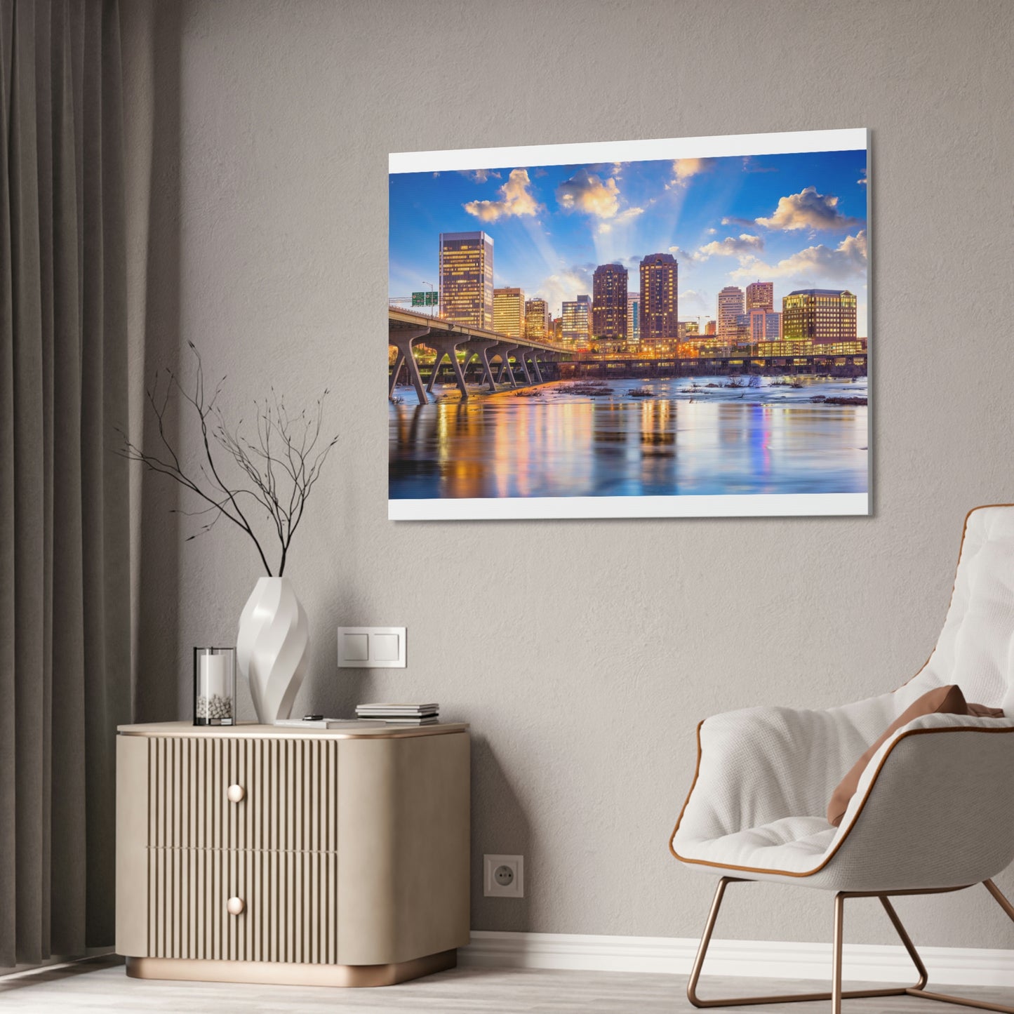 CITY LIFE Canvas Stretched, 1.5''