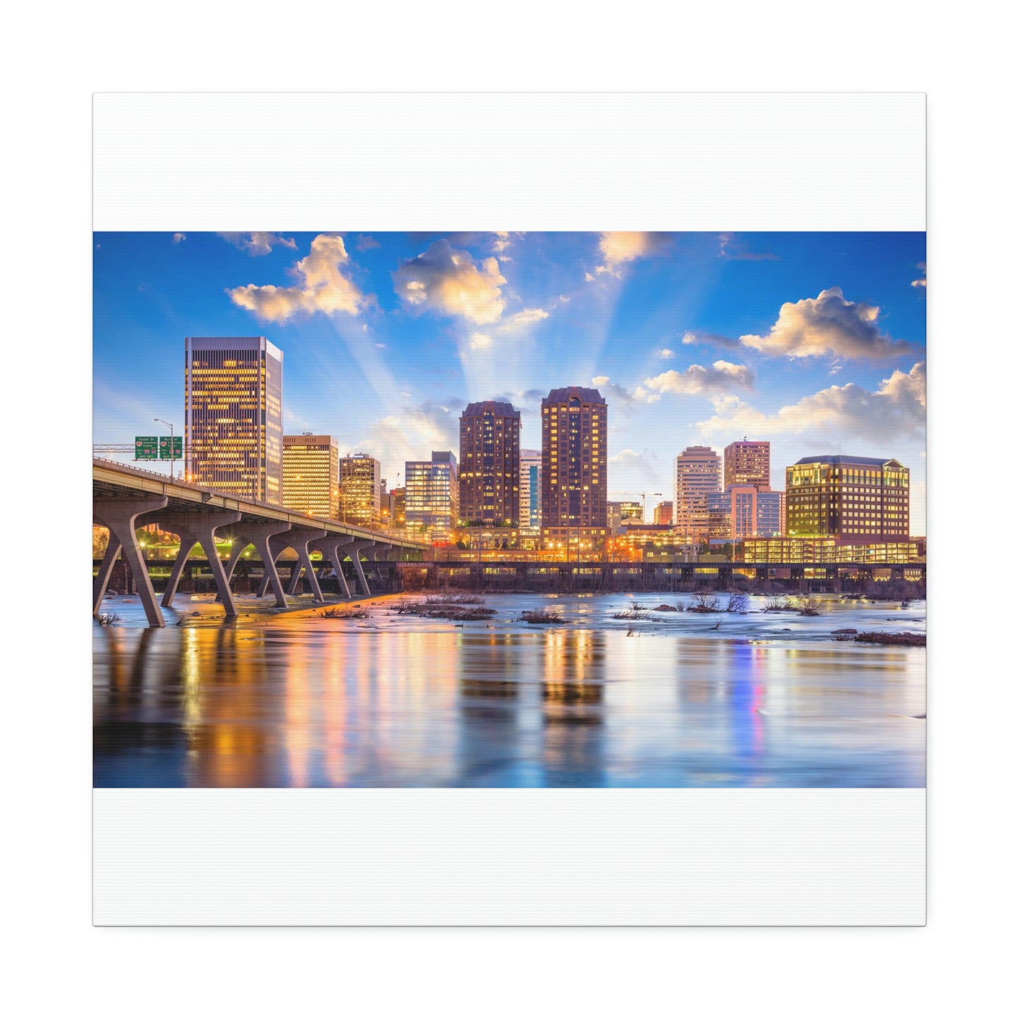 CITY LIFE Canvas Stretched, 1.5''