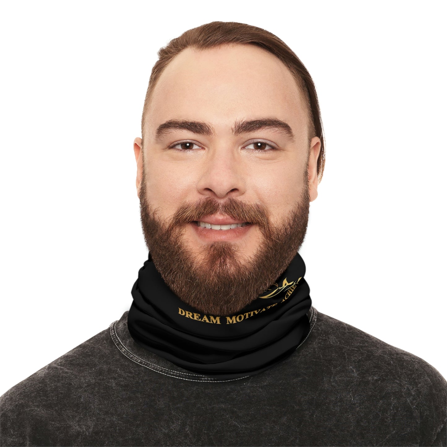 Winter Neck Gaiter With Drawstring Unisex