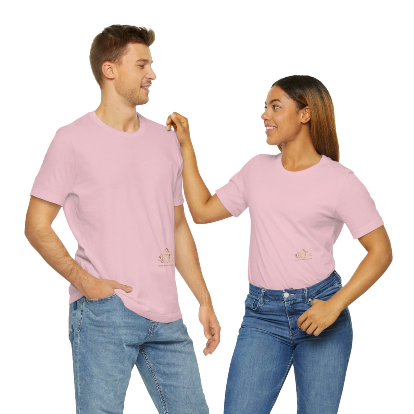 BRANDED Large Logo on back Unisex Jersey Short Sleeve Tee