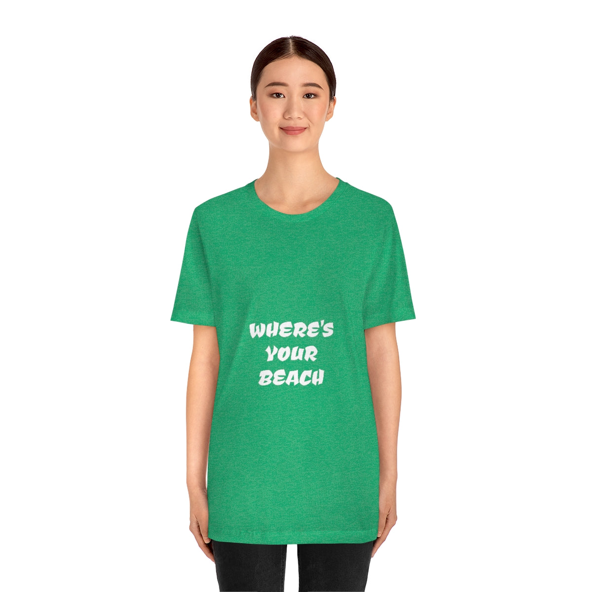 Where's Your Beach Unisex Jersey Short Sleeve Tee