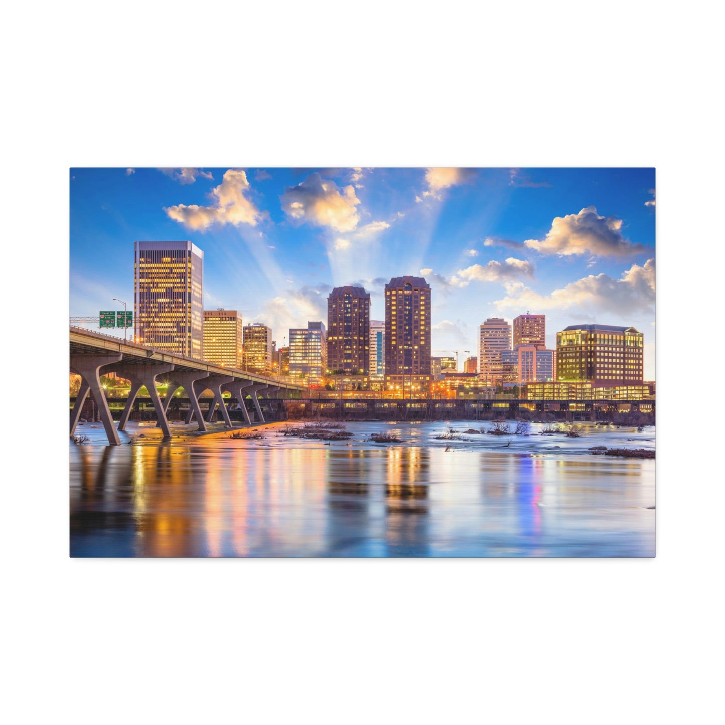 CITY LIFE Canvas Stretched, 1.5''