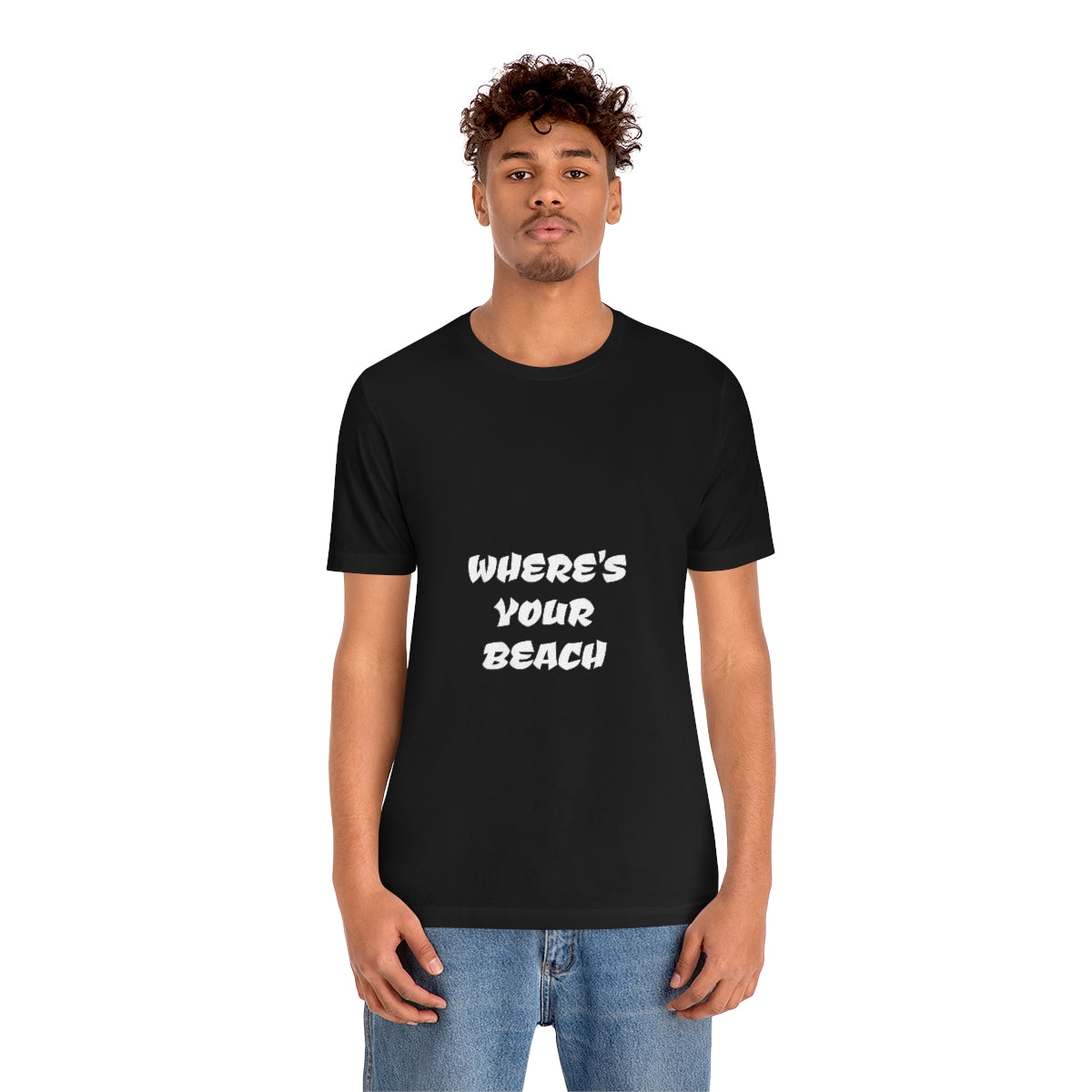 Where's Your Beach Unisex Jersey Short Sleeve Tee