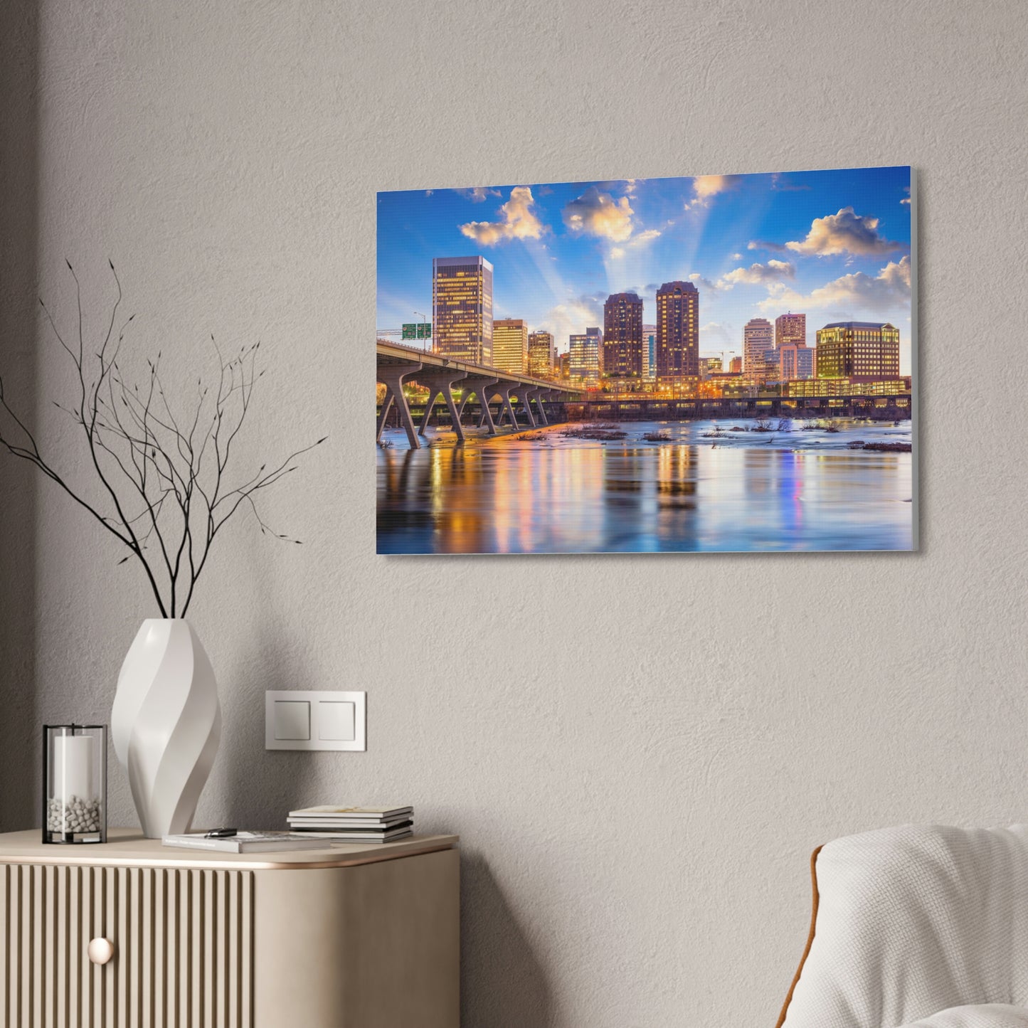 CITY LIFE Canvas Stretched, 1.5''