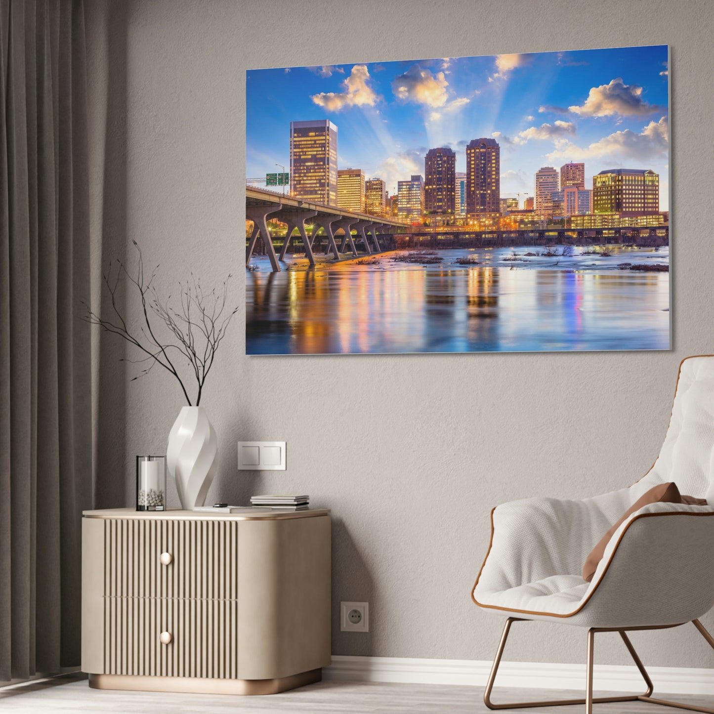 CITY LIFE Canvas Stretched, 1.5''