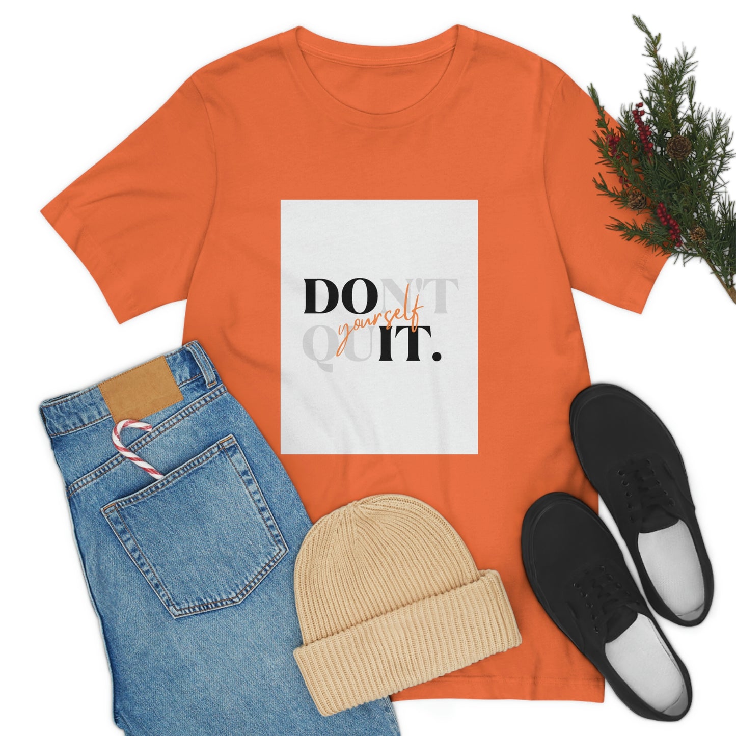 DON'T QUIT Unisex Jersey Short Sleeve Tee