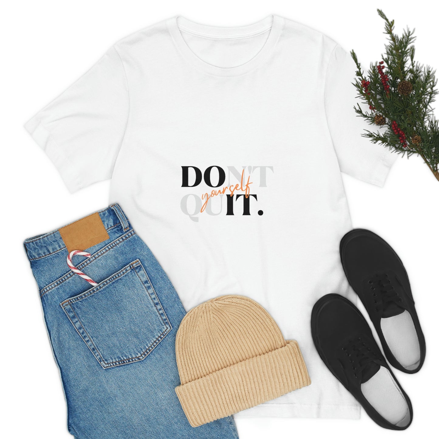 DON'T QUIT Unisex Jersey Short Sleeve Tee