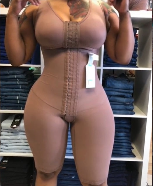 Fajas Women Shapewear Bodysuit Straps Girdle Skims Kim Kardashian Tummy Control Waist Trainer Body Shaper Underwear Bodysuit