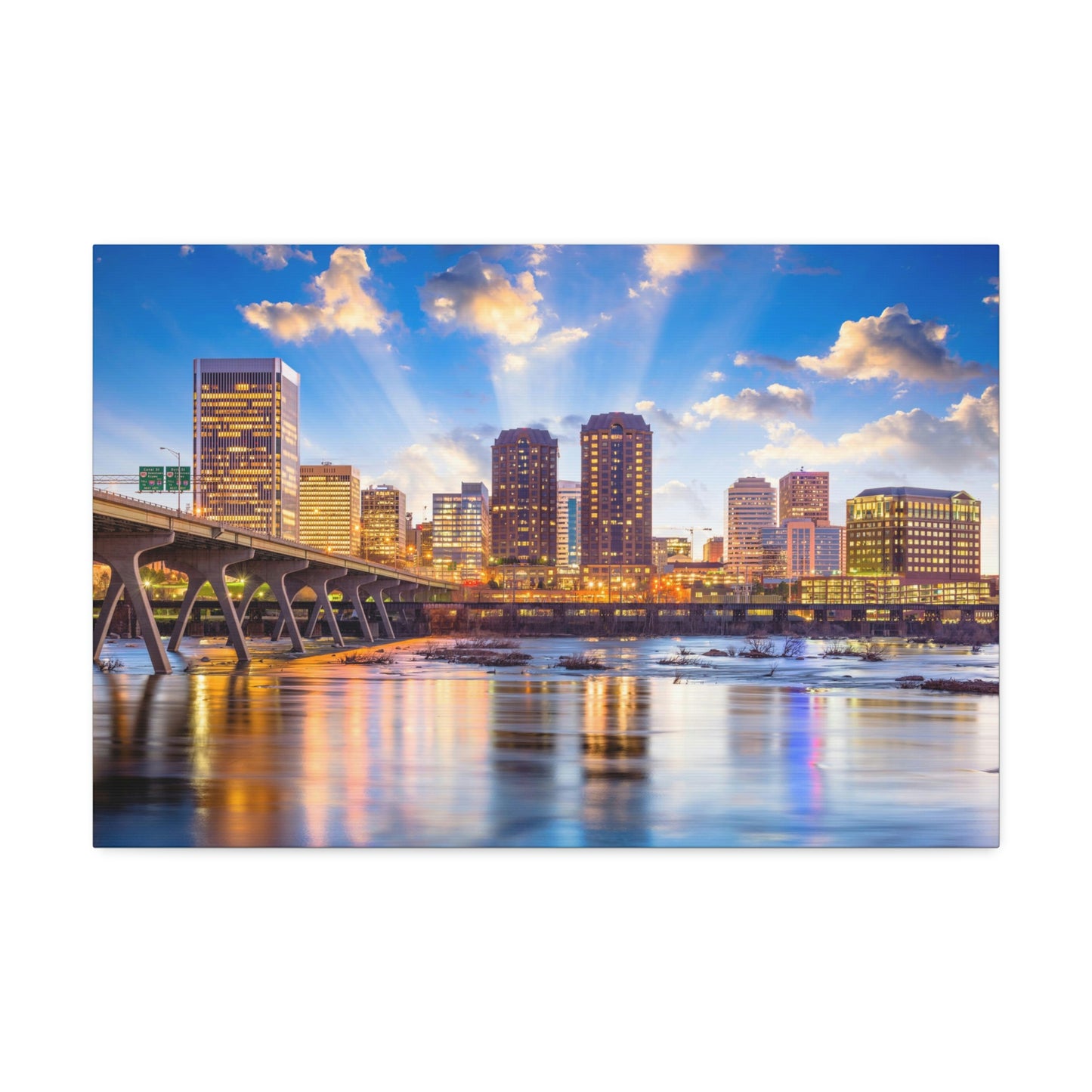 CITY LIFE Canvas Stretched, 1.5''