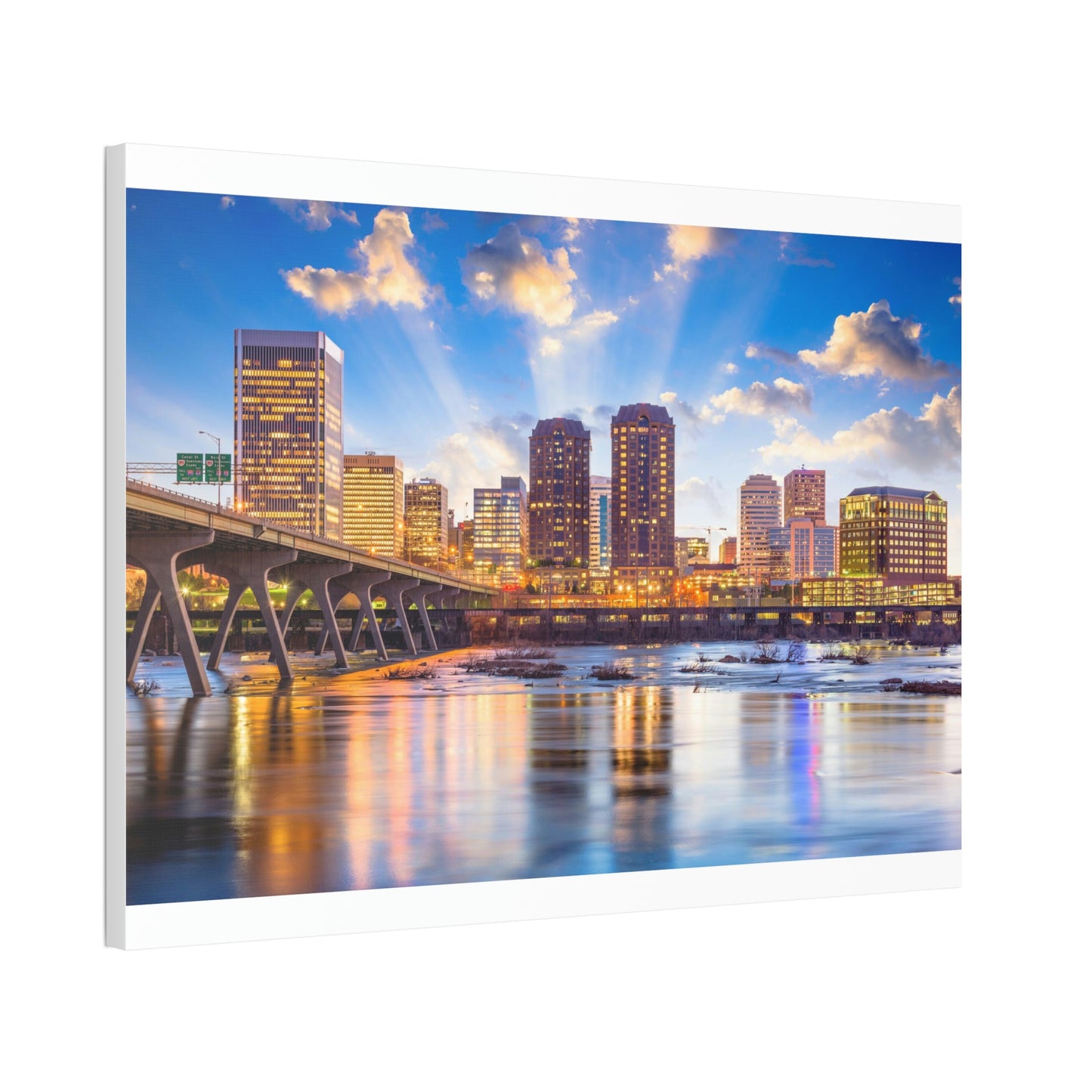 CITY LIFE Canvas Stretched, 1.5''