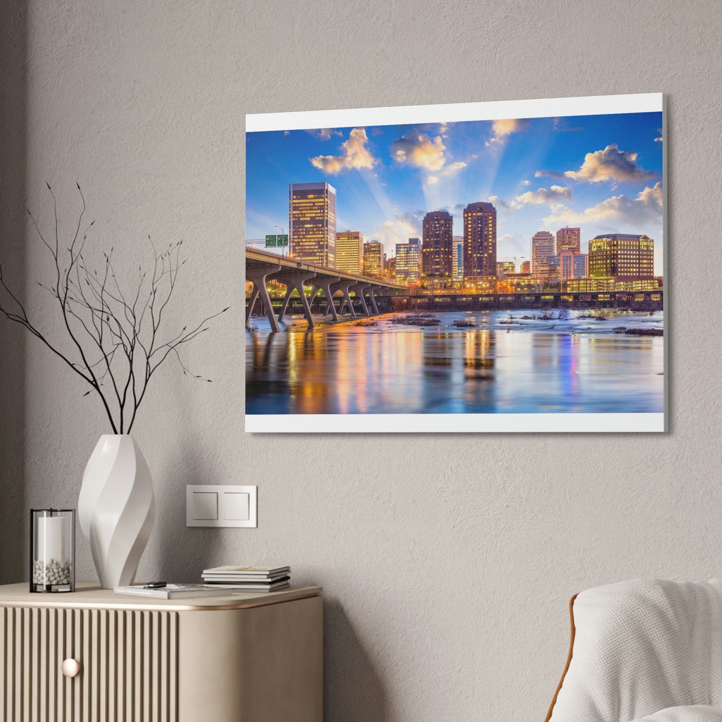 CITY LIFE Canvas Stretched, 1.5''