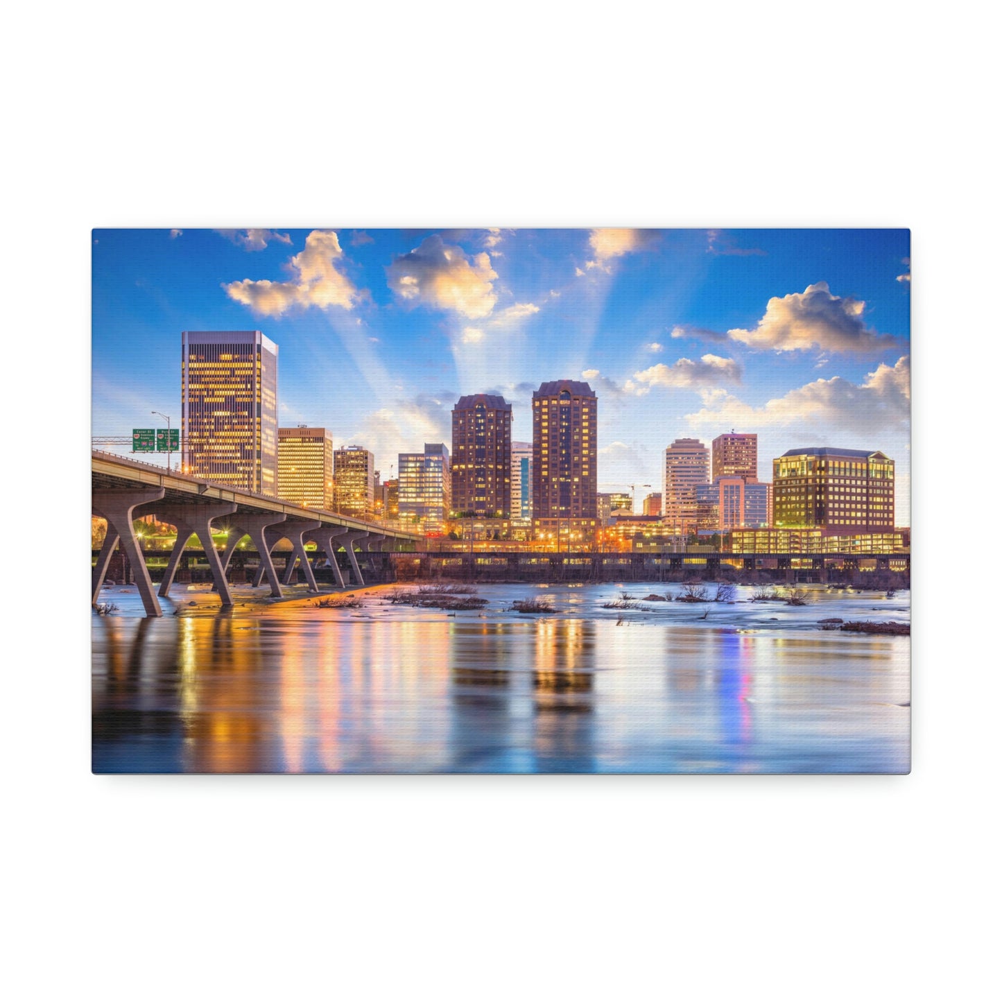 CITY LIFE Canvas Stretched, 1.5''