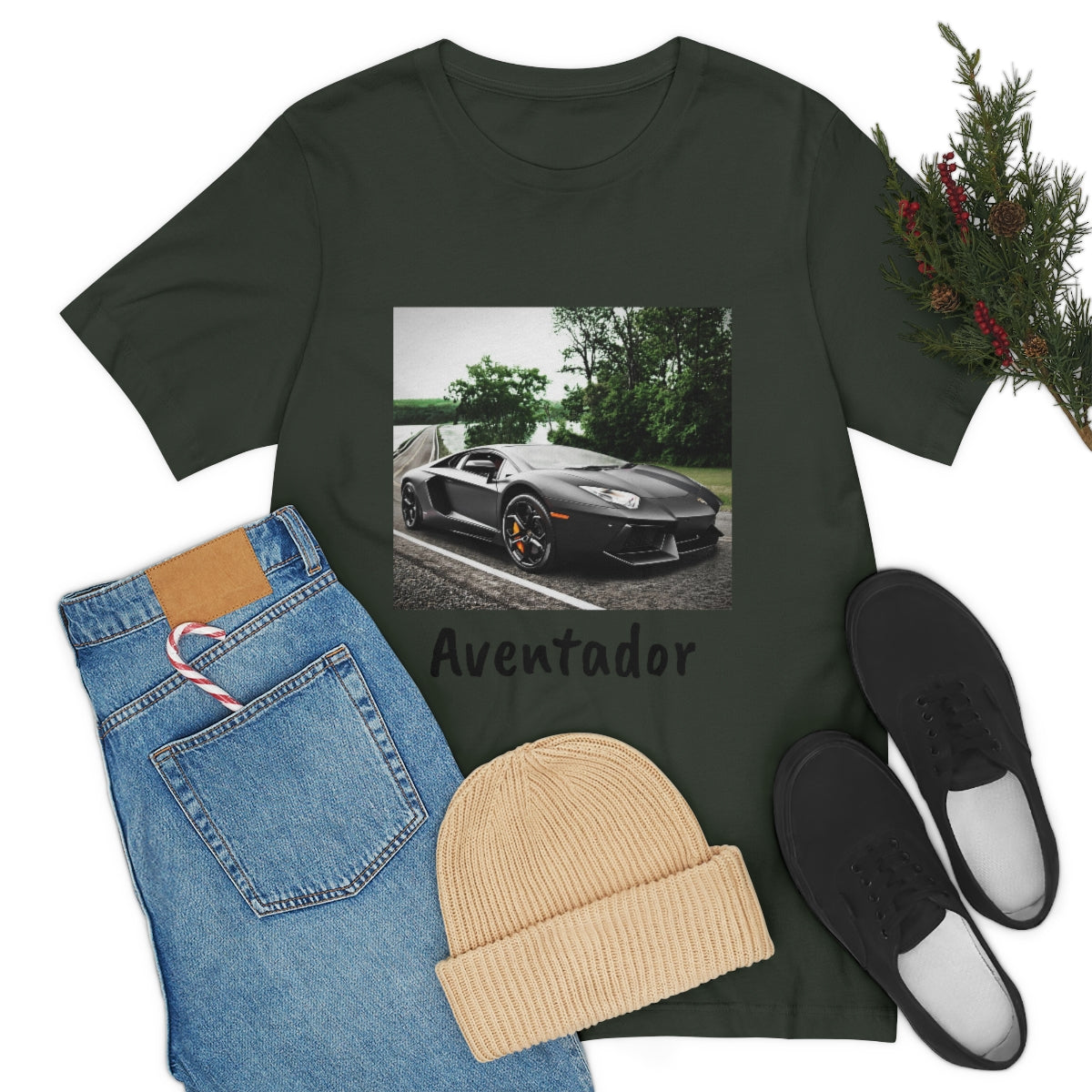 AVENTADOR Unisex Jersey Short Sleeve Tee