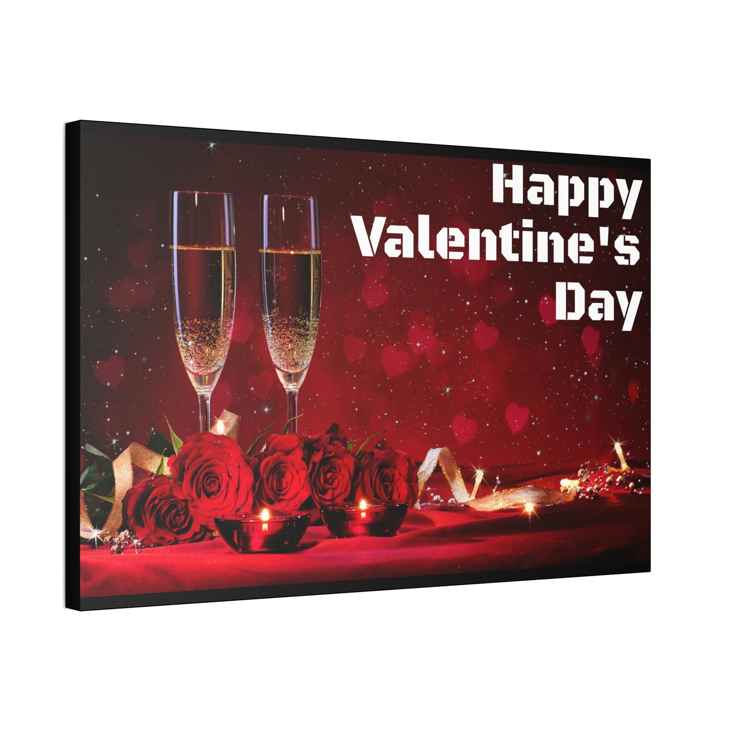 Happy V Day! Canvas Stretched, 1.5''