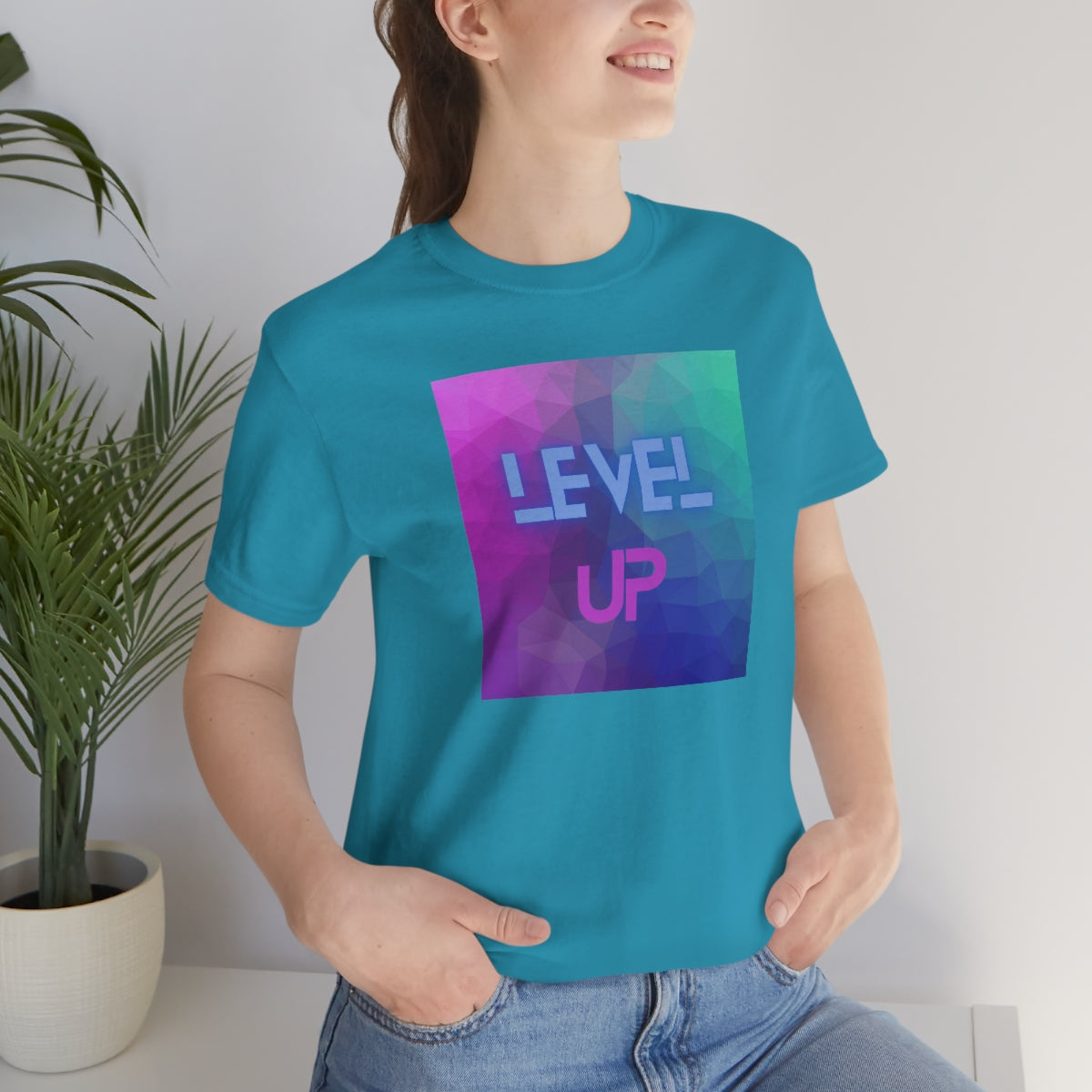 LEVEL UP Unisex Jersey Short Sleeve Tee
