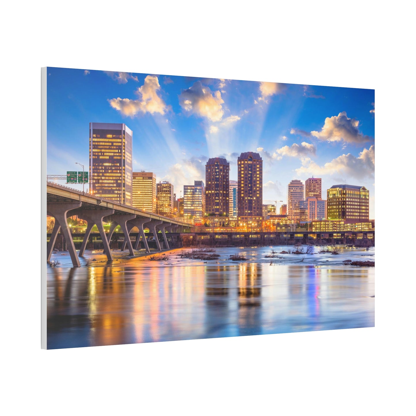 CITY LIFE Canvas Stretched, 1.5''