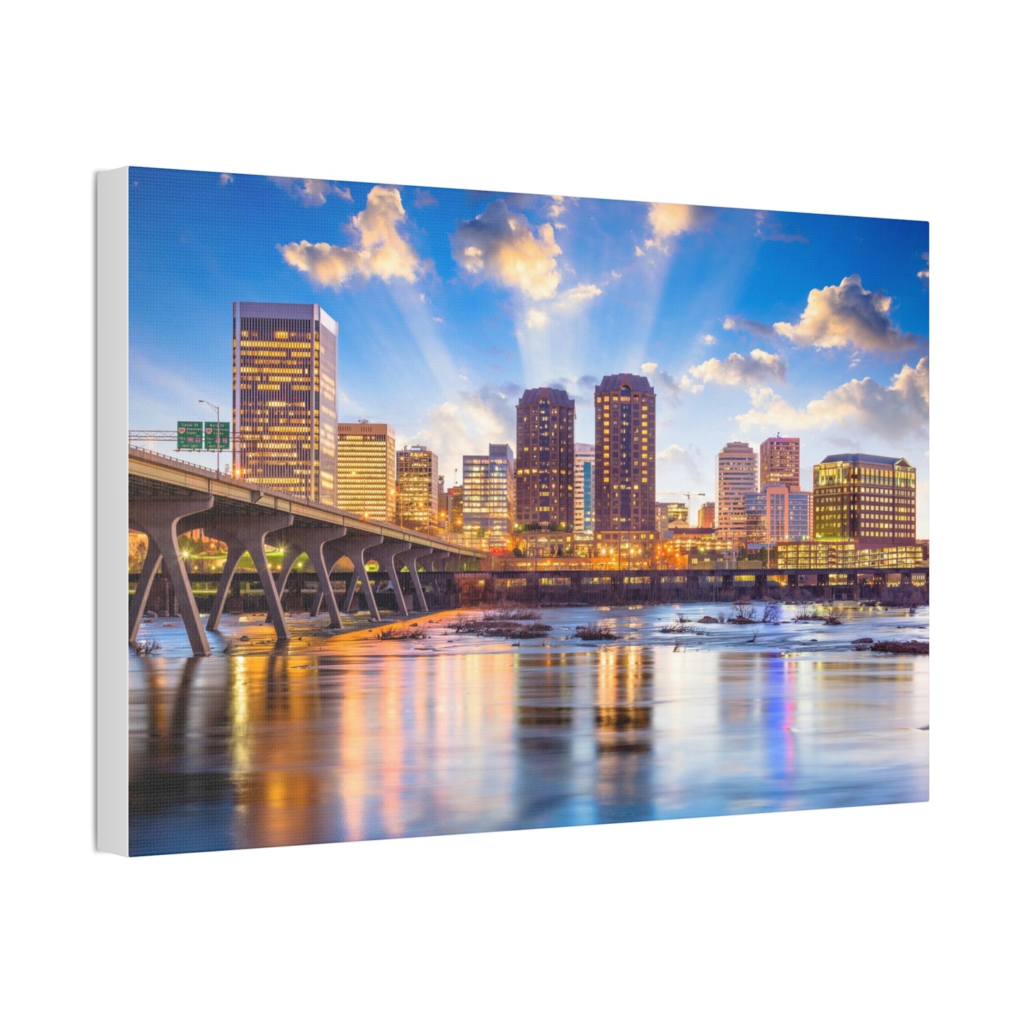 CITY LIFE Canvas Stretched, 1.5''