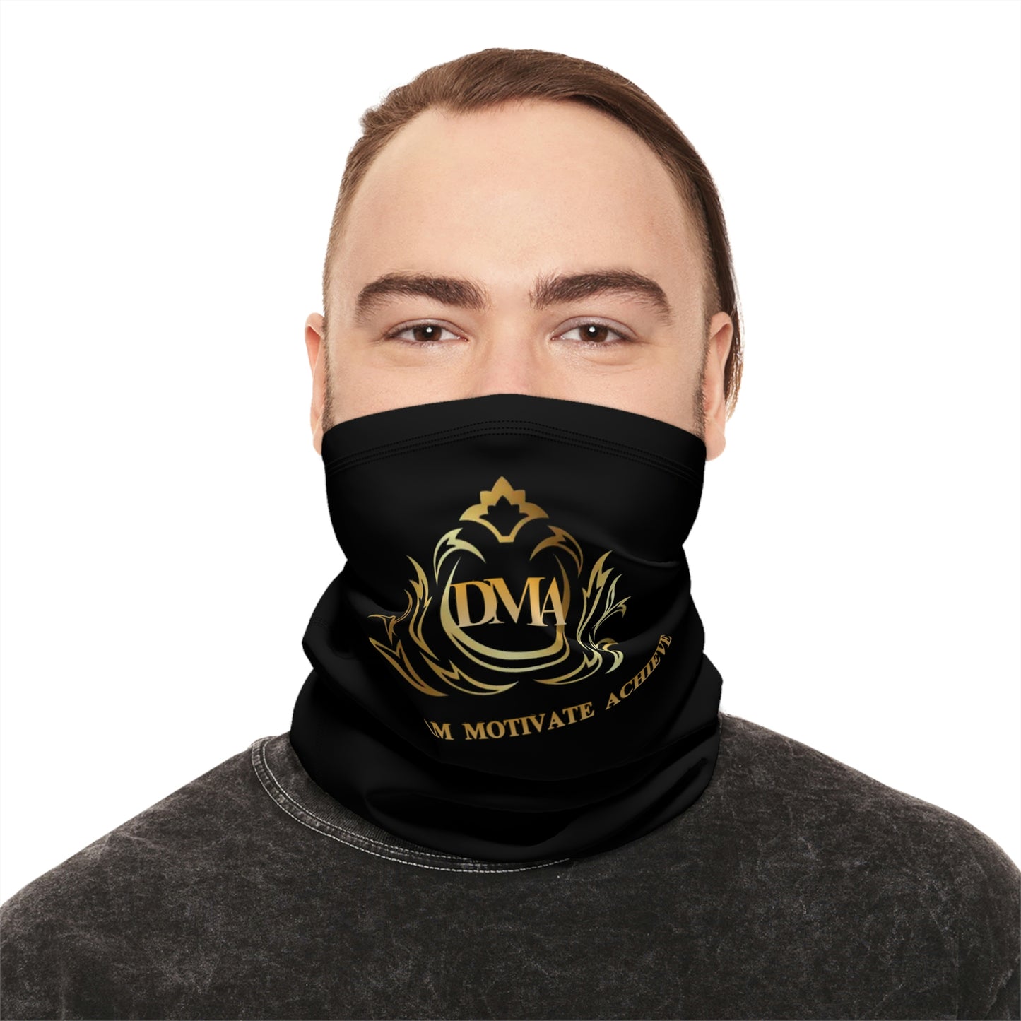 Winter Neck Gaiter With Drawstring Unisex
