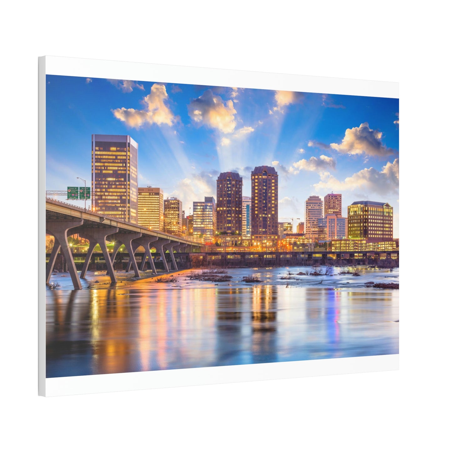 CITY LIFE Canvas Stretched, 1.5''